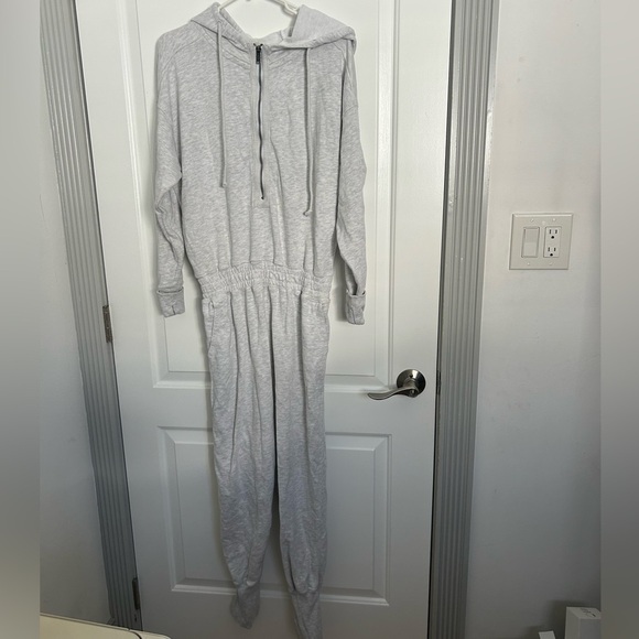 Free People Movement Training Day Jumpsuit Hoodie Grey Size Small loungewear - Picture 4 of 14